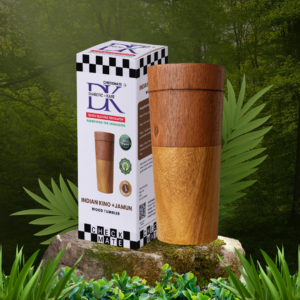 DK Checkmate - Jamun+Indian-Kino (combo) Wood Ayurvedic Tumbler