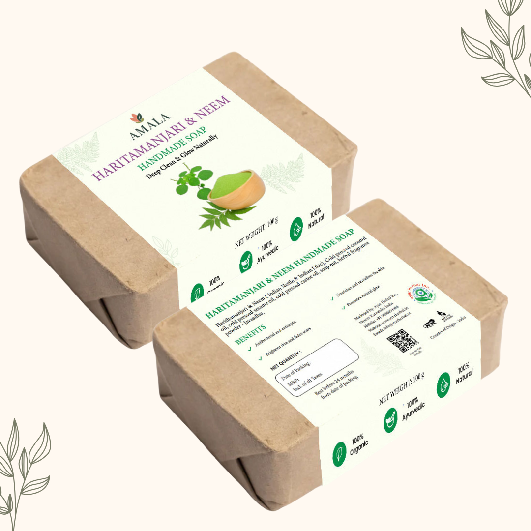 AMALA HARITAMANJARI & NEEM HANDMADE SOAP