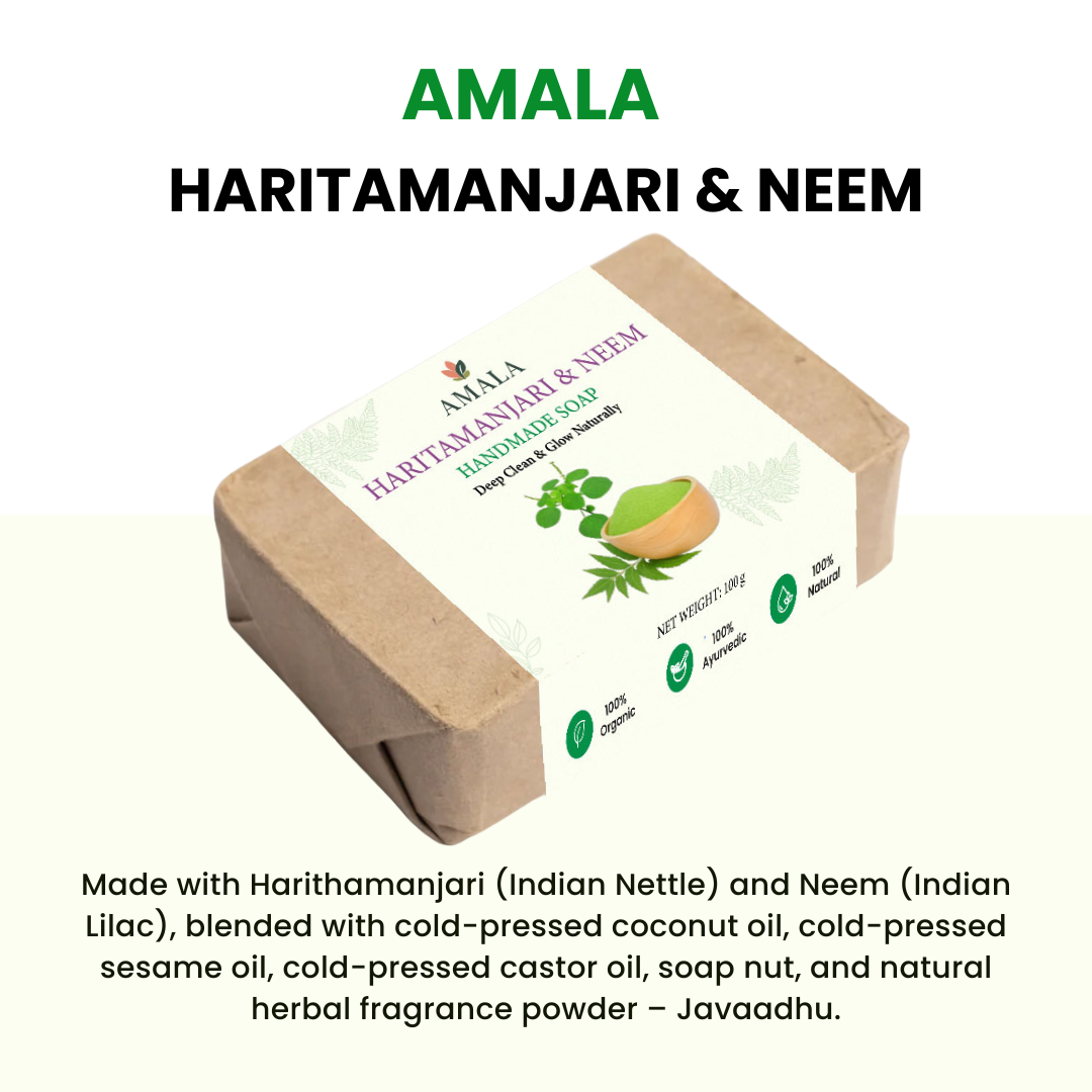 AMALA HARITAMANJARI & NEEM HANDMADE SOAP - Image 2