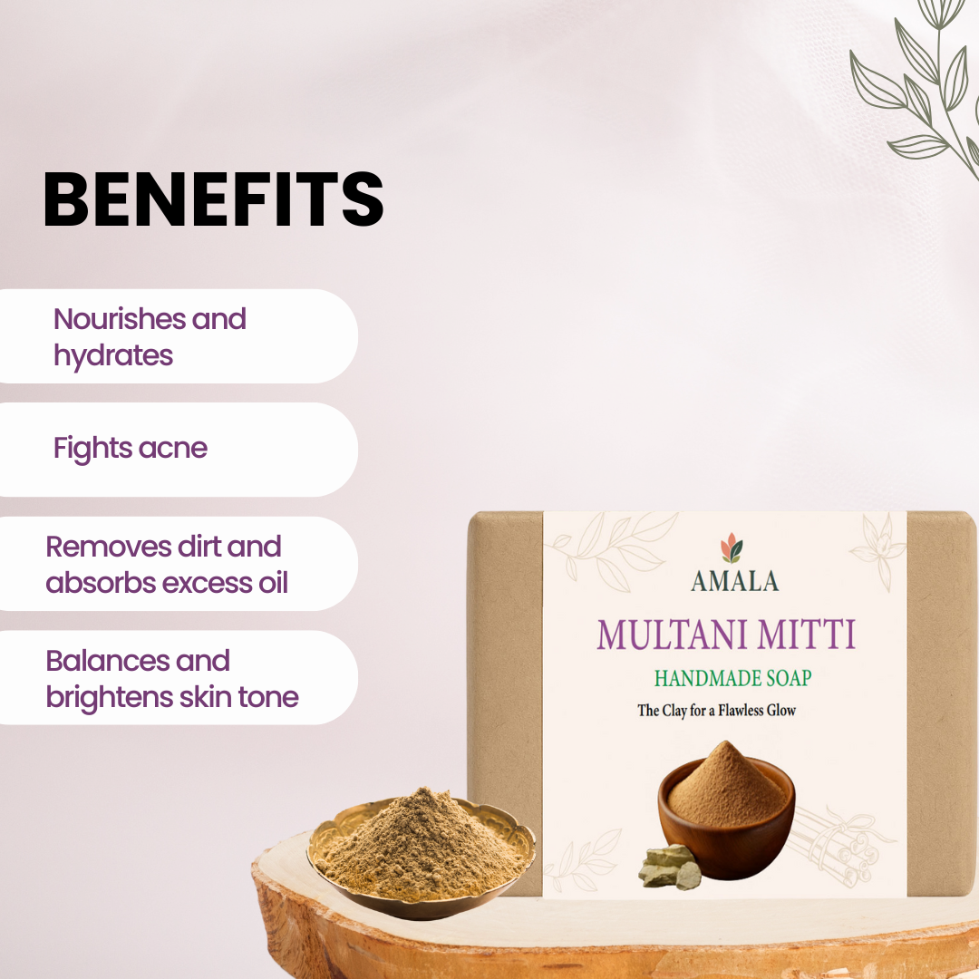 AMALA MULTANI MITTI HANDMADE SOAP - Image 3
