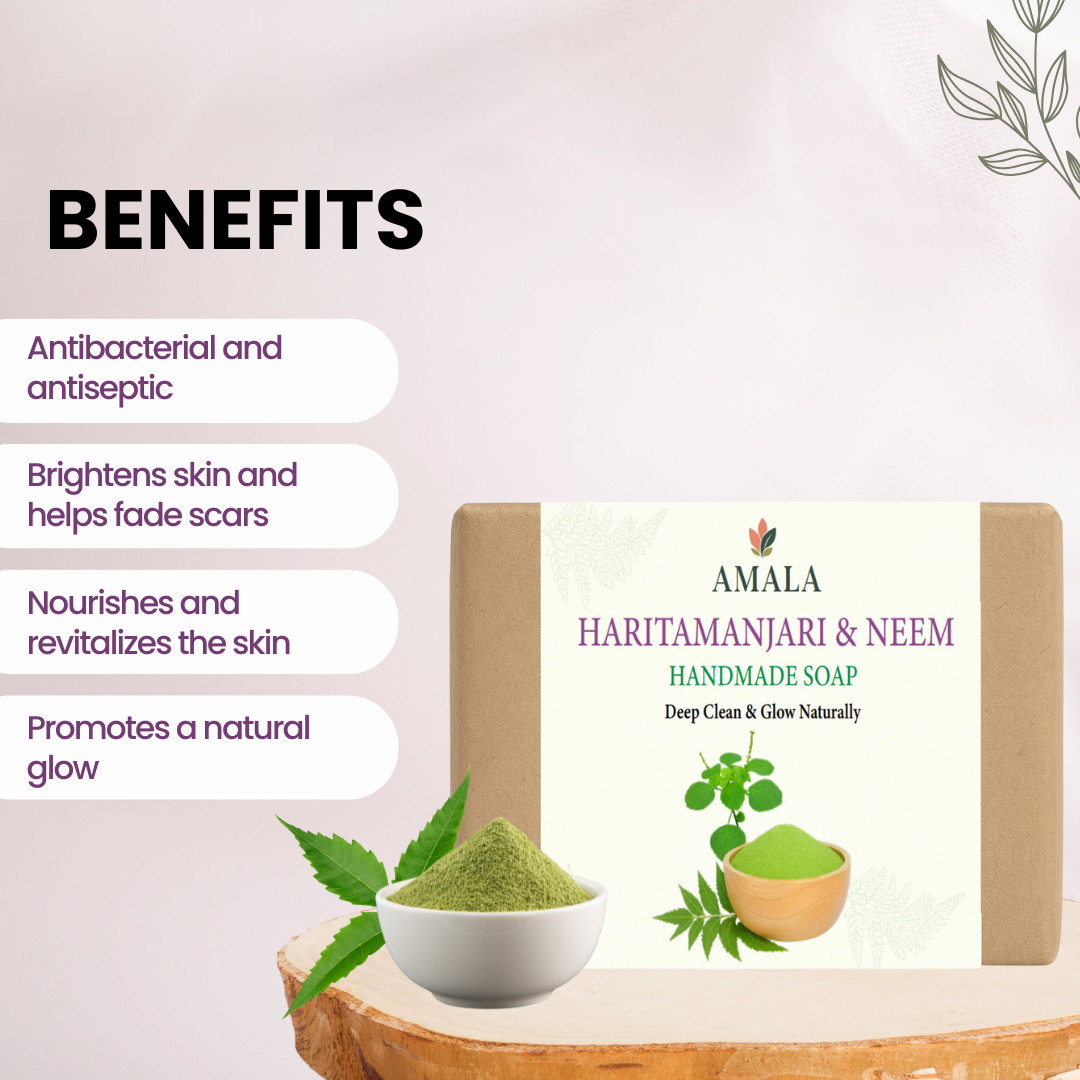 AMALA HARITAMANJARI & NEEM HANDMADE SOAP - Image 3