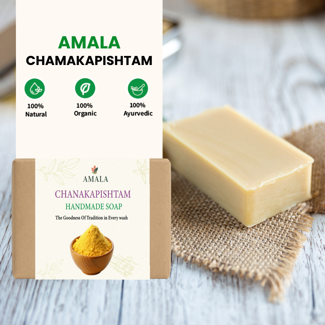 AMALA CHANAKAPISHTAM HANDMADE SOAP - 200g - Image 5